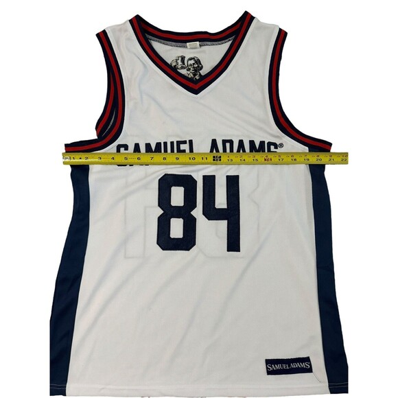 Stitched Samuel‎ Adams Beer Basketball Jersey #84 Men's Size Medium - Picture 5 of 6